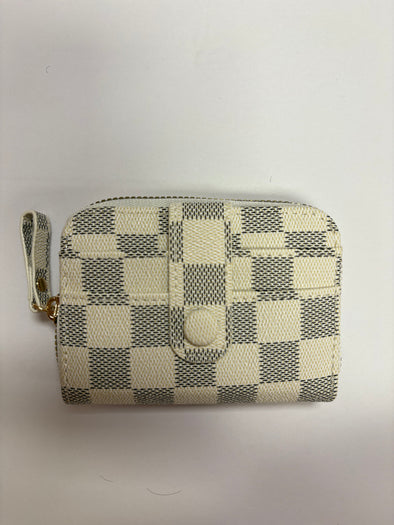 White LV Wallet
