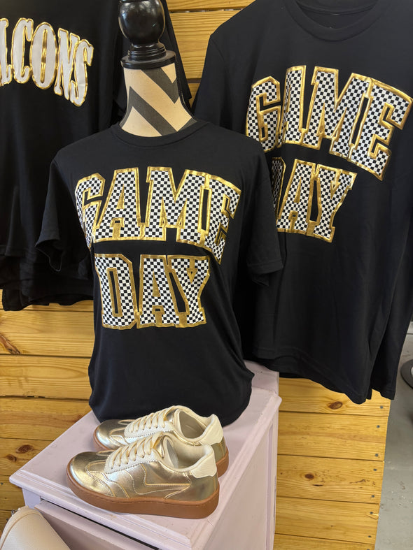 Gold game day T-shirt