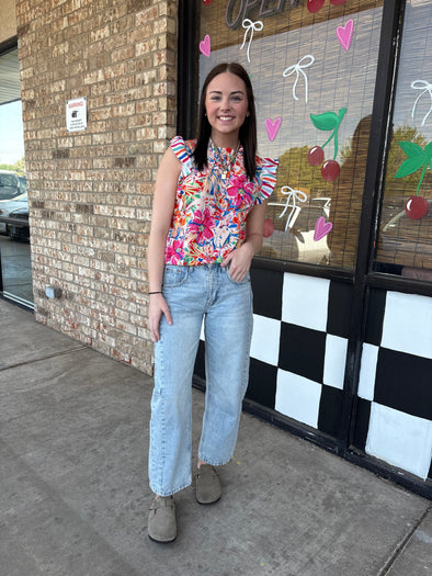 Floral blouse