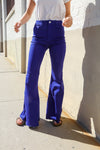 All You Need Sapphire High Waist Flare Leg Denim Jeans