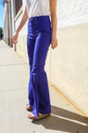 All You Need Sapphire High Waist Flare Leg Denim Jeans