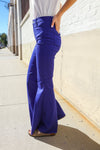 All You Need Sapphire High Waist Flare Leg Denim Jeans