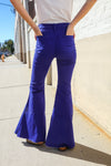 All You Need Sapphire High Waist Flare Leg Denim Jeans