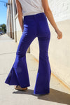 All You Need Sapphire High Waist Flare Leg Denim Jeans