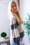 At the Block Party Charcoal Loose Fit Pullover