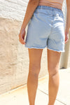 Adorable You High Rise Stars & Stripes Pocket Drawstring Shorts