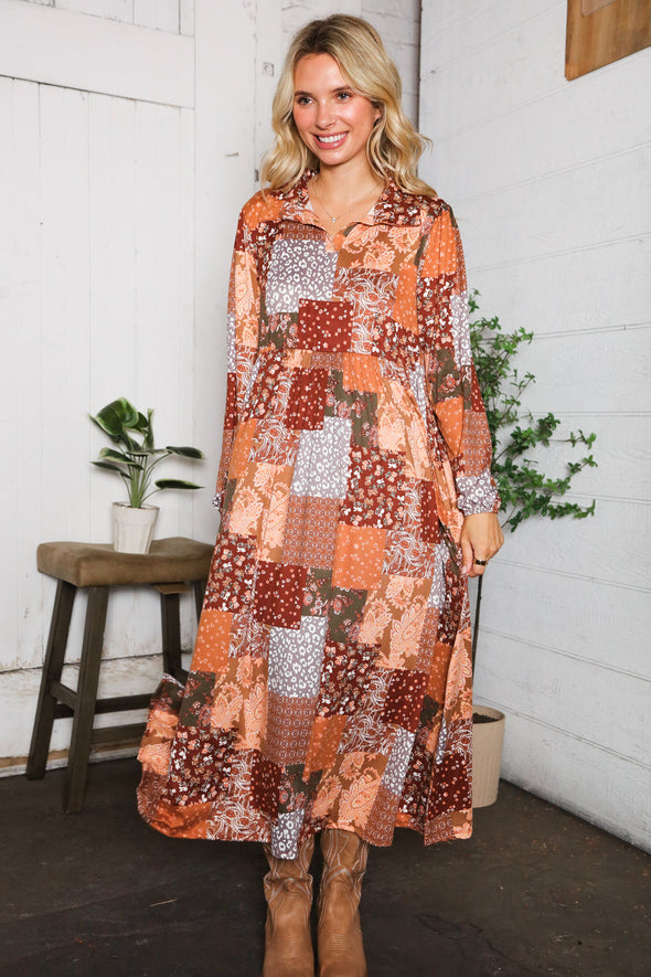 A Homestead Beauty Patchwork Dress
