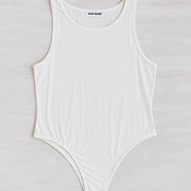 White tank bodysuit