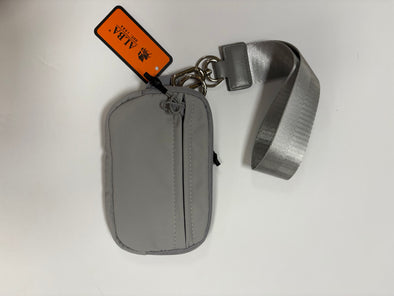 Grey wristlet