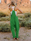 Double Take Full Size Sleeveless V-Neck Pocketed Jumpsuit