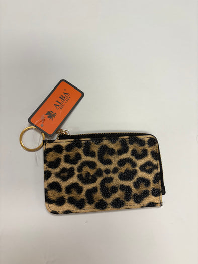 Black and leopard wallet