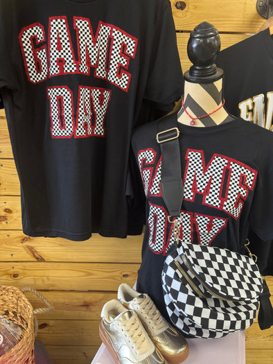 Red game day shirt