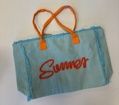 Blue Summer Tote