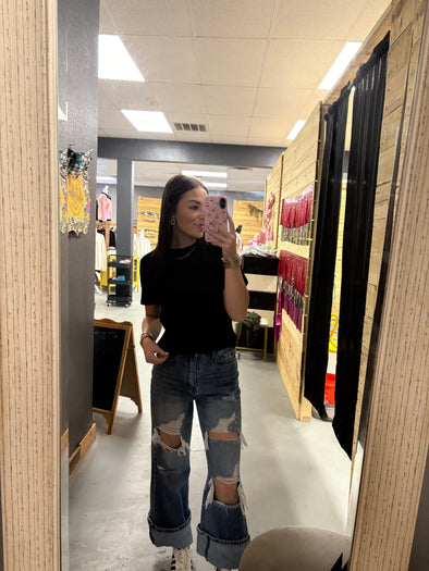 Plain Black Tee