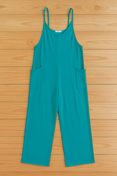 Teal jumpsuit