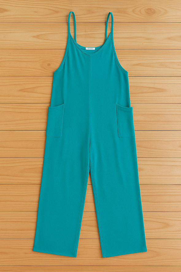 Teal jumpsuit