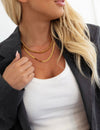 CHAIN + HERRINGBONE NECKLACE