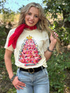 Callie Ann Stelter Pink Christmas Tree Tee & Sweatshirt