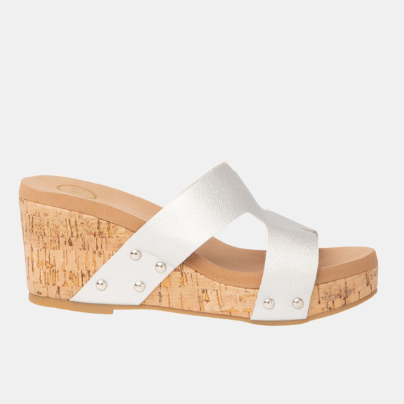 Allyson Cross Strap Wedge