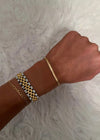 THICK TWO TONED BRACELET