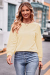 Round Neck Long Sleeve Tee